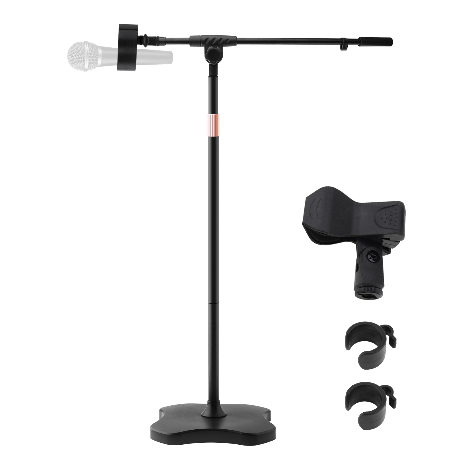 46-72 inch Adjustable Micropho - Microphone Stand Boom Arm Floor review and price