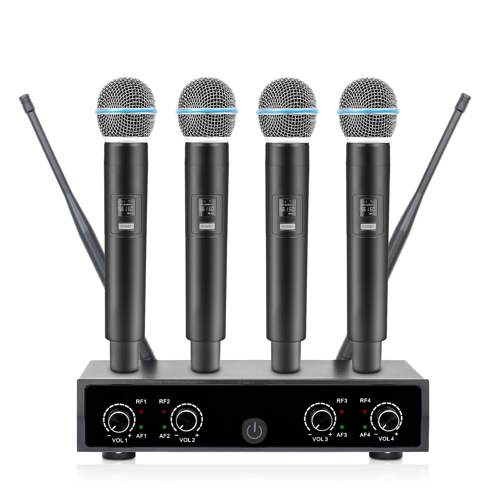 Metal UHF Wireless Microphone  - Wireless Lavalier Microphone Dual Receiver review and price