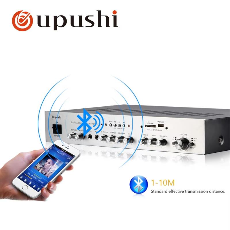Oupushi 5 channel karaoke ampl - Karaoke Amplifier Mixer Bluetooth review and price