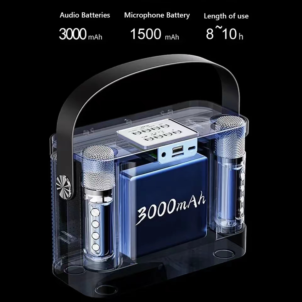 Powerful Bluetooth Speaker Wit - Karaoke Machine Portable With 2 Mic review and price