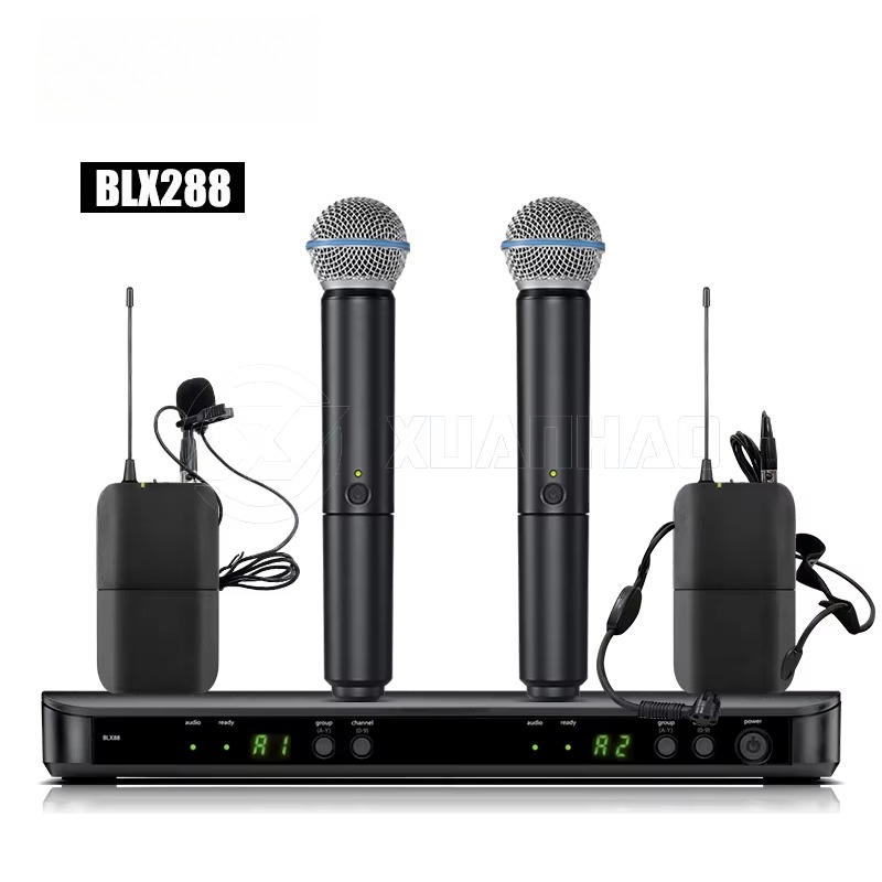 Professional BLX8 UHF Dual Cha - Uhf Wireless Microphone System Dual Channel review and price
