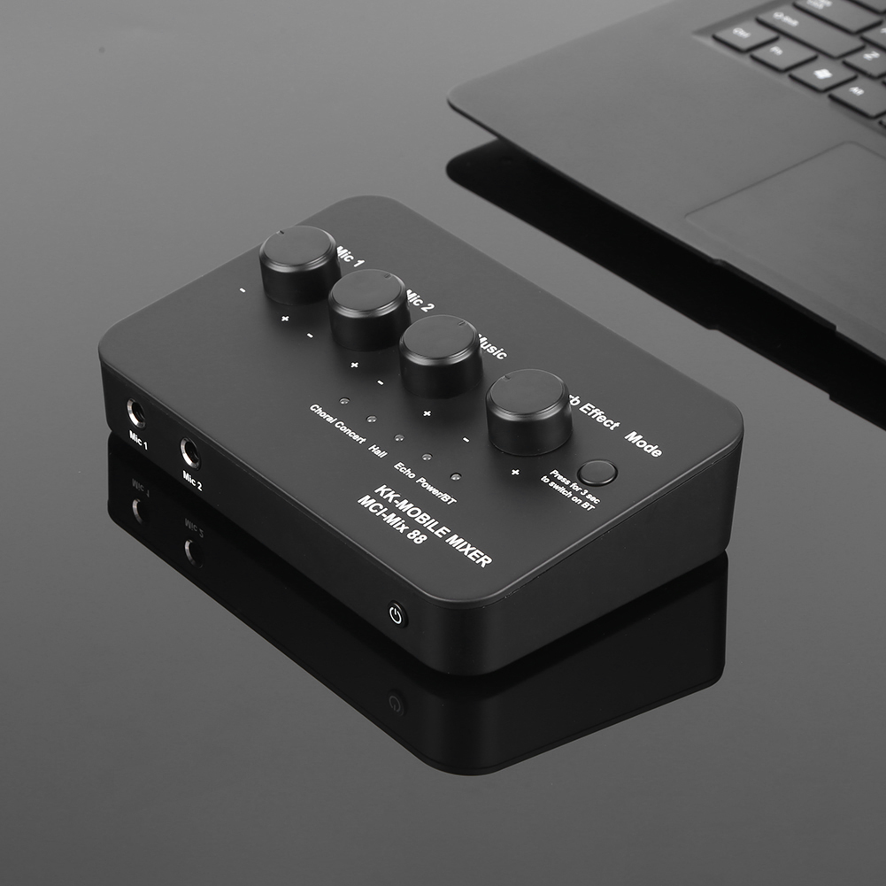 Karaoke Audio Mixer AUX IN/OUT - Karaoke Amplifier Mixer Bluetooth review and price