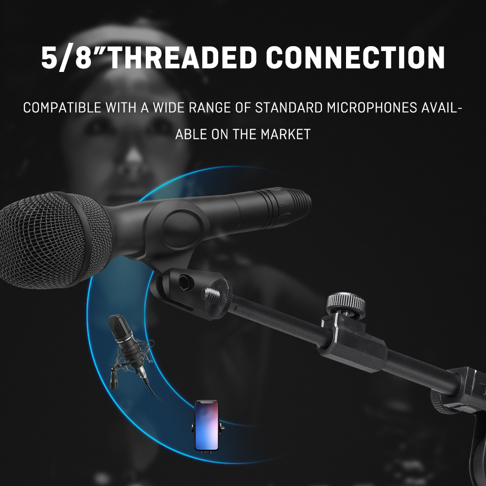 Heavy Floor Microphone Tripod  - Microphone Stand Boom Arm Floor review and price