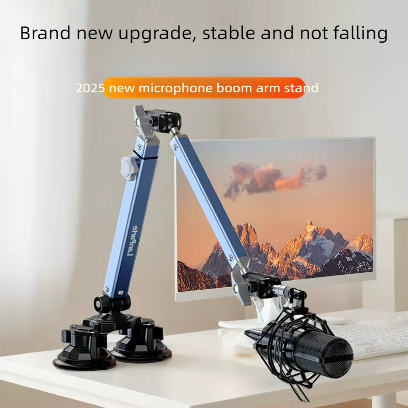 Professional Vacuum Suction De - Microphone Stand Boom Arm Floor review and price