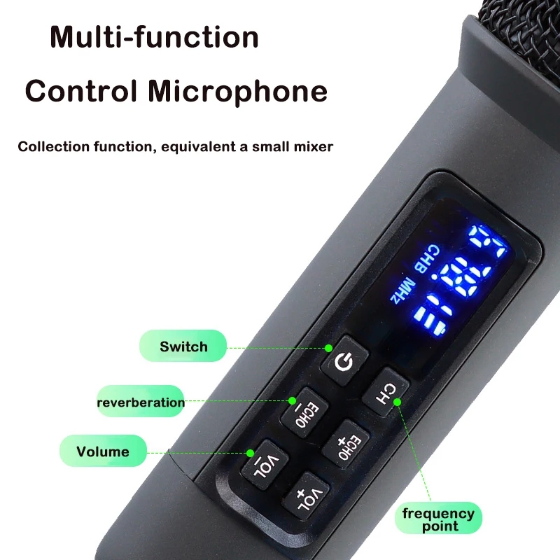 UHF Wireless Handheld Dynamic  - Bluetooth Karaoke Microphone Handheld review and price