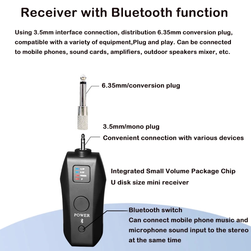 UHF Wireless Handheld Dynamic  - Bluetooth Karaoke Microphone Handheld review and price