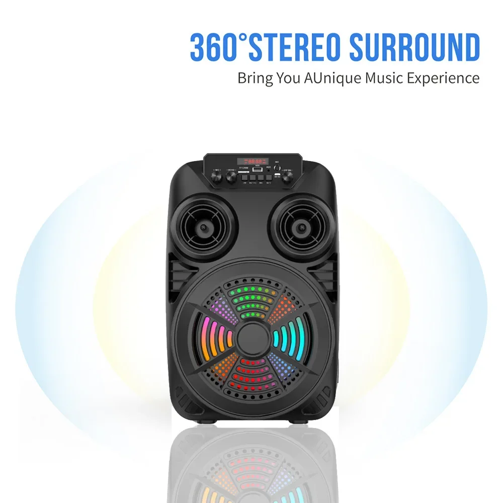 High Power Bluetooth Speakers  - Karaoke Speaker System 100W Rgb review and price