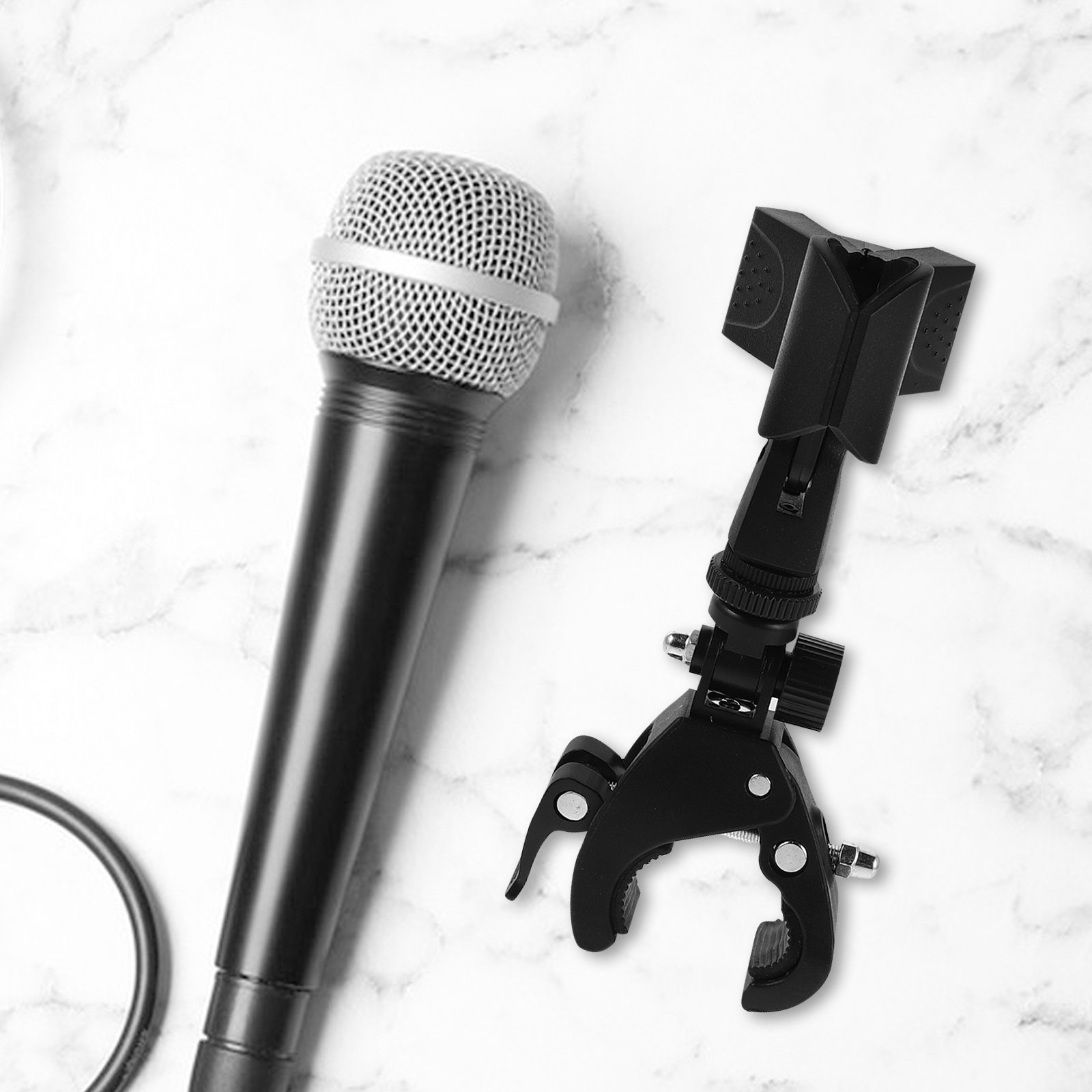 2Pcs Adjustable Mic Stand Clam - Microphone Shock Mount Universal review and price