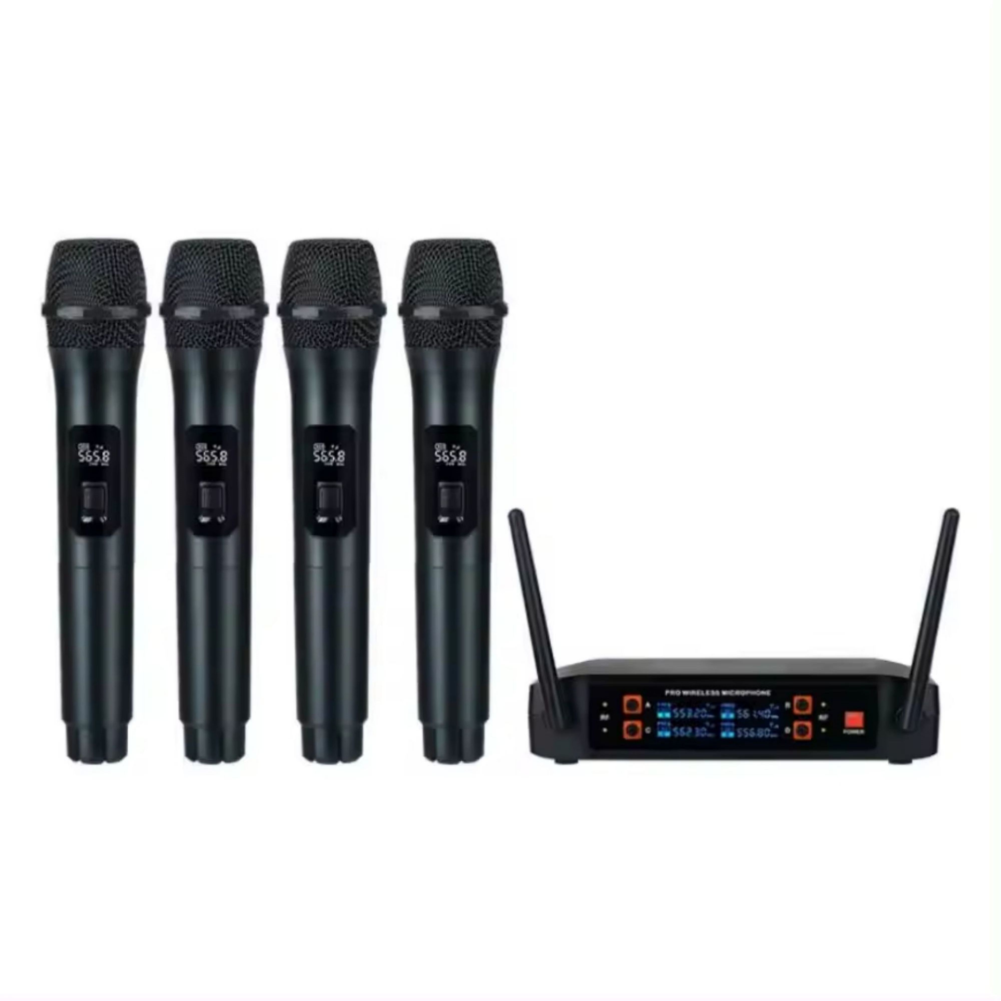 High-quality TXP-U4 4 Channel  - Uhf Wireless Microphone System Dual Channel review and price