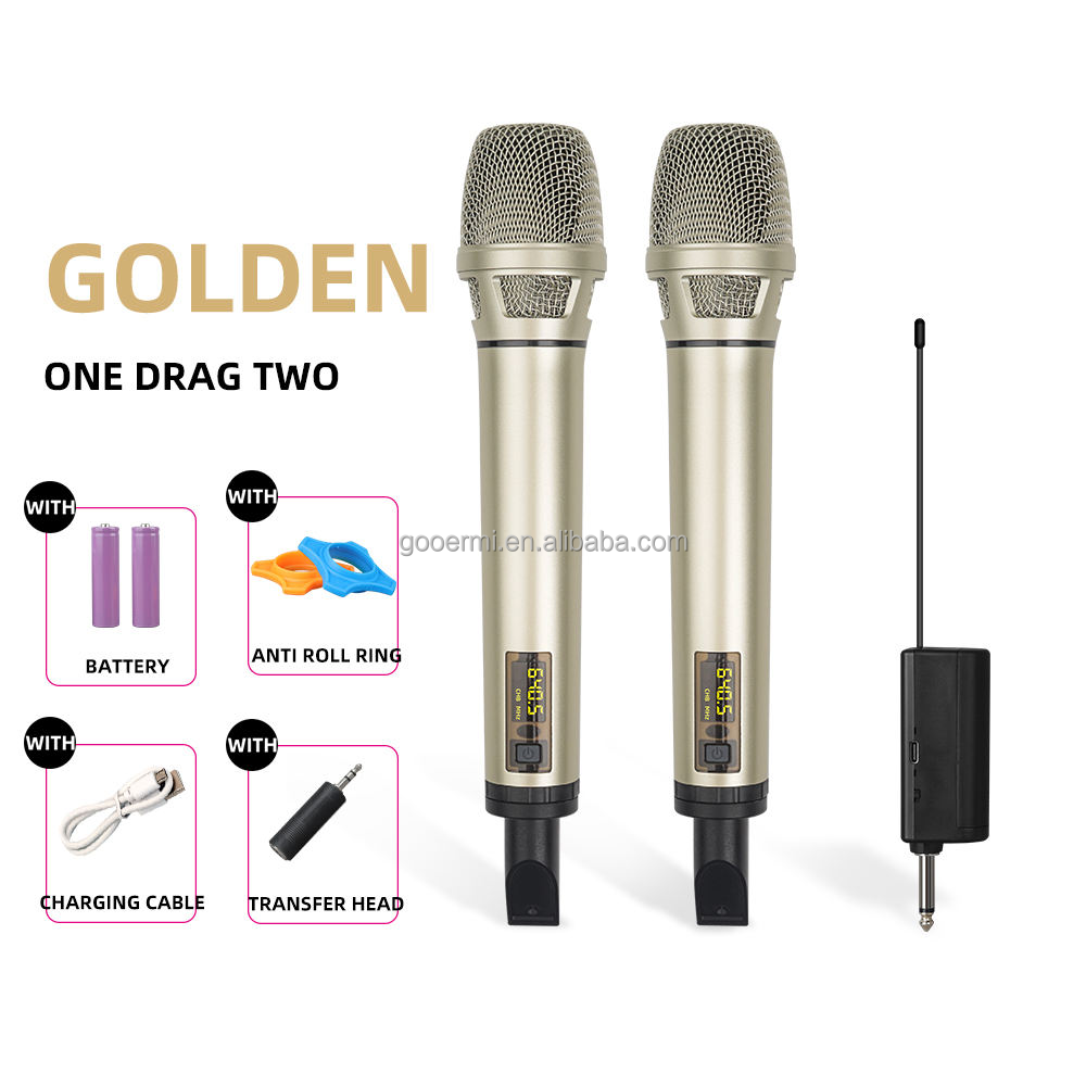 UHF Portable Wireless Micropho - Uhf Wireless Microphone System Dual Channel review and price