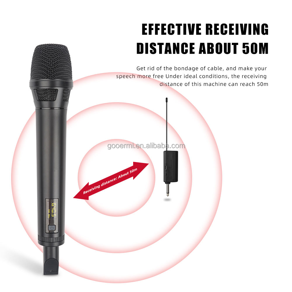 UHF Portable Wireless Micropho - Uhf Wireless Microphone System Dual Channel review and price