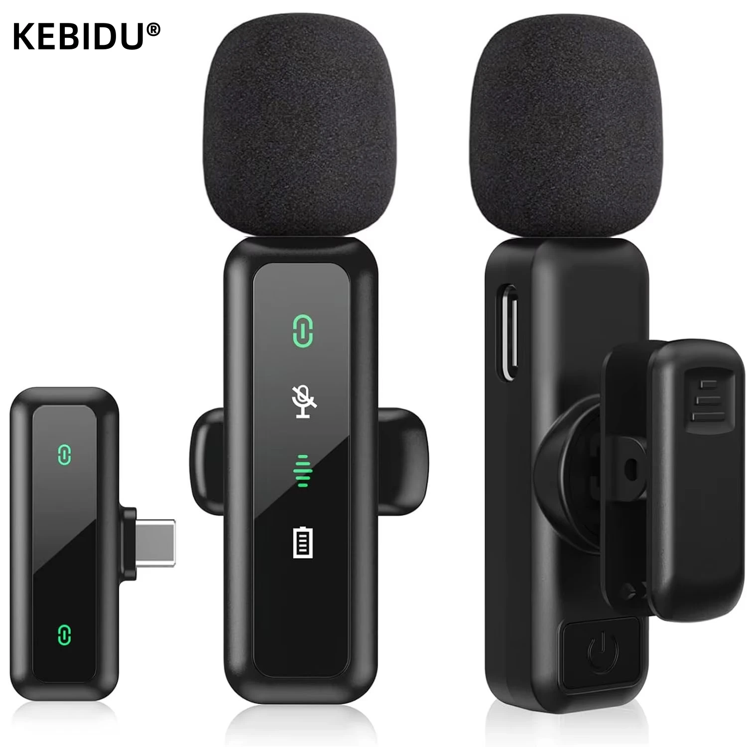 Lavalier Wireless Microphone 8 - Rechargeable Wireless Mic Lithium Battery review and price