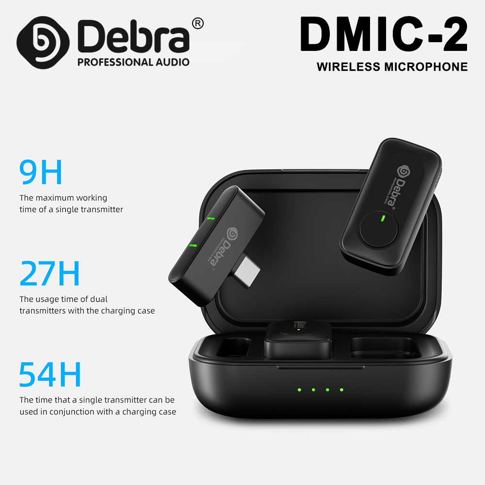 Debra DMIC-2 wireless micropho - Wireless Lavalier Microphone Dual Receiver review and price