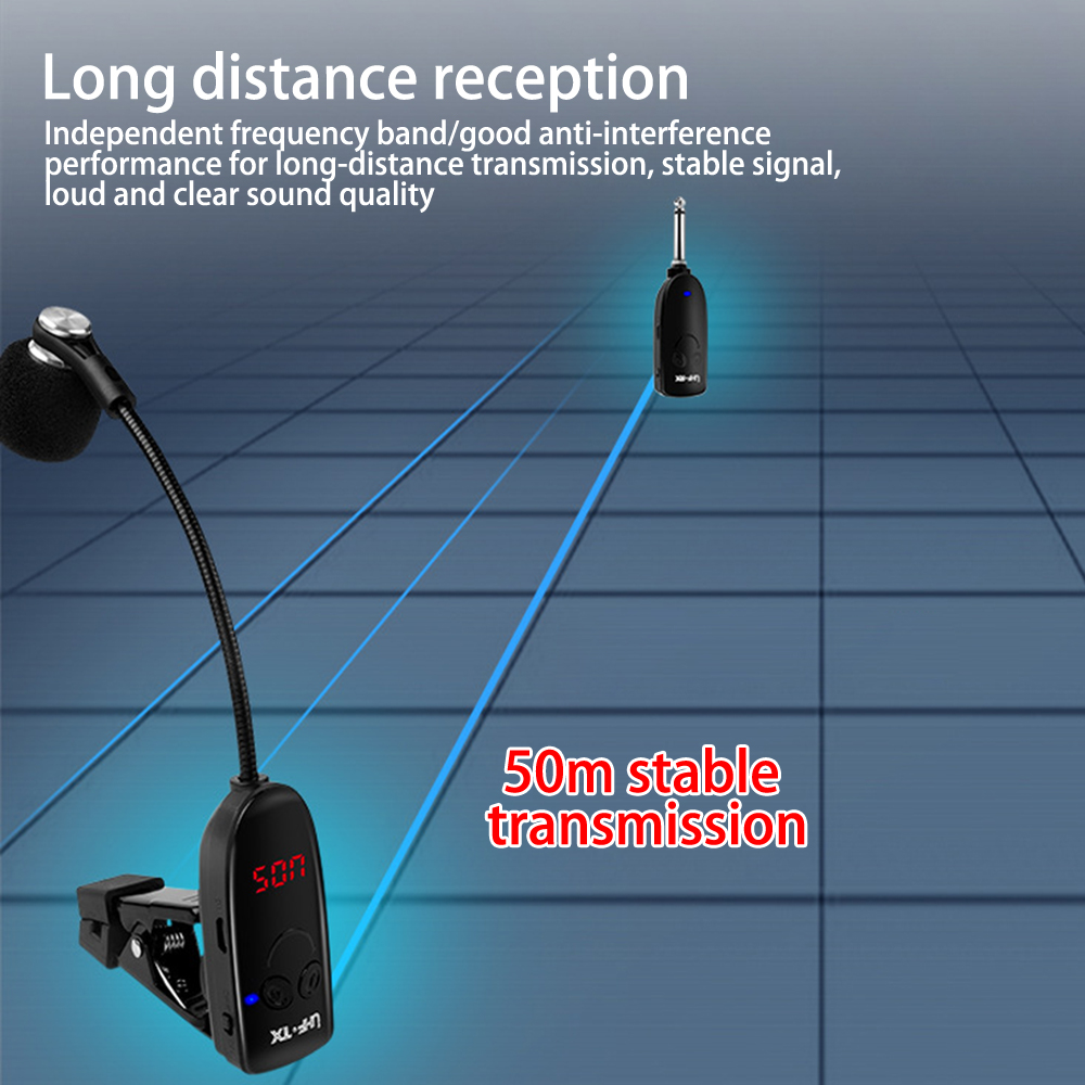 Saxofone Wireless Microphone M - Wireless Lavalier Microphone Dual Receiver review and price