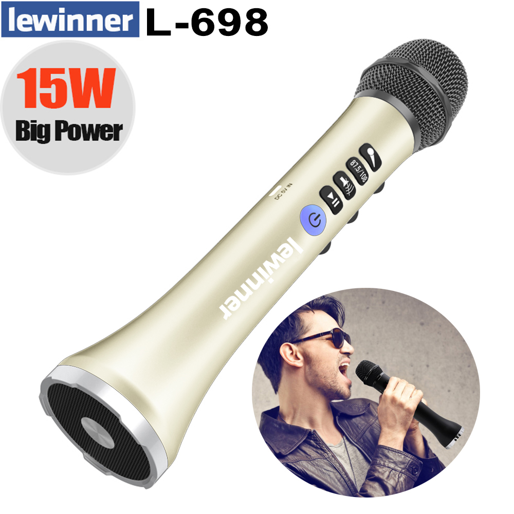 Lewinner L698 Wireless Microph - Bluetooth Karaoke Microphone Handheld review and price